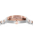 Salvatore Men's Vega Holiday Capsule Swiss Diamond (0.06 ct. t.w.) Two-Tone Stainless Steel Bracelet Watch 40mm