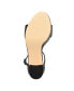 Фото #5 товара Women's Ivana Flared Heel Open Toe Dress Sandals