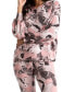 Фото #4 товара Women's Juno Hacci 2 Piece Pajama Set