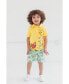 Boys Lion King Mickey Mouse Cars Polo Shirt and Shorts Outfit Set to