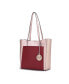 Фото #2 товара Leah color-block Women s Tote Bag by Mia K