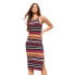 Фото #1 товара SUPERDRY Stripe Jersey Sleeveless Midi Dress