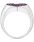 ფოტო #3 პროდუქტის Ruby 1 ct. t.w. Ring in Sterling Silver