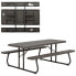 Фото #1 товара LIFETIME Ultra-Resistant Folding Table With Benches 183x76x74 cm UV100