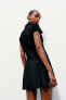 Фото #5 товара Короткое платье со складками ZARA