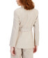 ფოტო #2 პროდუქტის Women's Belted Notched-Lapel Blazer