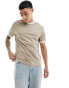 Farah clive t-shirt in beige 2XL - фото #2