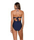 Helen Jon 294835 Women Twist Bandeau One-Piece Navy Size LG