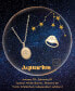 Фото #5 товара Wrapped diamond Aquarius Constellation 18" Pendant Necklace (1/20 ct. tw) in 10k Yellow Gold, Created for Macy's