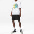 Фото #4 товара Шорты спортивные мужские Converse Logo Casual Shorts черного цвета