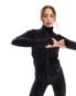 Фото #1 товара Born Living Yoga – India – Nahtlose Sportjacke in Schwarz