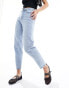 Фото #8 товара Vero Moda Tessa high rise mom jeans in light blue denim