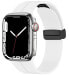 Silikonový řemínek s magnetickou sponou pro Apple Watch 42/44/45/49 mm - White