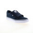 Фото #4 товара DC Anvil 303190-DNW Mens Blue Suede Lace Up Skate Inspired Sneakers Shoes