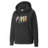 Фото #3 товара Puma Swxp Graphic Hoodie Tr Us Womens Black Casual Outerwear 536015-01