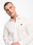 Фото #2 товара Lyle & Scott icon logo slim fit poplin shirt in white