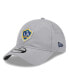 Фото #1 товара Men's Gray LA Galaxy Active 9TWENTY Adjustable Hat