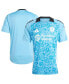 Men's Blue Seattle Sounders FC 2024 One Planet Pre-Match Top