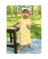 ფოტო #7 პროდუქტის Toddler Girls Cotton Short-Sleeve Dresses 2pk, Yellow Daisy