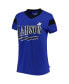 ფოტო #3 პროდუქტის Women's Royal Distressed Kyle Larson Pre-Game V-Neck T-shirt