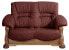 Tennessee Sofa 2-Sitzer, rot