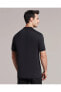M Performance Coll. Zip Detailed Short Sleeve Polo Erkek Siyah Polo Yaka Tshirt S231124-001