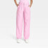 Фото #1 товара Women's High-Rise Straight Trousers - A New Day Pink 8