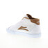 Фото #11 товара Lakai Flaco II Mid MS3220113A00 Mens White Skate Inspired Sneakers Shoes