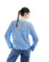 Threadbare knitted top in baby blue