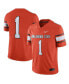 Men's #1 Orange Oklahoma State Cowboys Game Jersey