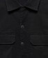 Фото #5 товара Men's Stretch Cotton Pockets Detail Overshirt