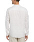 Фото #2 товара Men's Regular-Fit Banded Collar Popover Linen Shirt