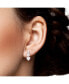 ფოტო #4 პროდუქტის Lab-Grown Moissanite Graduated Heart Stud Earrings (3-1/2 ct. t.w.) in Sterling Silver