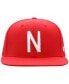 ფოტო #3 პროდუქტის Men's Scarlet Nebraska Huskers Team Color Fitted Hat