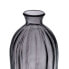 Vase Grey recycled glass 12 x 12 x 29 cm