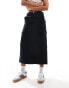 Dickies seasonal maxi cargo skirt in black