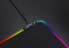 Фото #4 товара Manhattan XXL RGB LED - Black - Monochromatic - Rubber - Woven fabric - USB powered - Non-slip base - Gaming mouse pad