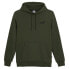 Puma Essentials Embroidery Logo Hoodie Mens Green Casual Outerwear 84680831 M - фото #2