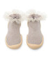 Фото #1 товара Baby Girls First Walk Sock Shoes Lace trim - Tull Trim Beige