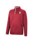 Men's Crimson Indiana Hoosiers Rebound Quarter-Snap Jacket