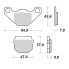 Фото #2 товара MOTO-MASTER Adly 090111 Sintered Brake Pads