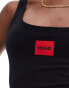 Фото #4 товара Hugo Bodywear red label bodysuit in black