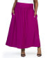 Фото #1 товара Plus Size Foldover Maxi Skirt With Pockets