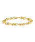 ფოტო #3 პროდუქტის 14K Gold Plated or Rhodium Plated Amoura Link Bracelet