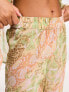 Vero Moda beach trouser co-ord in pastel snake print