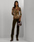 ფოტო #4 პროდუქტის Women's Floral Stretch Jersey Top