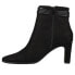 CL by Laundry Never Ending Suede Zippered Womens Black Casual Boots NEVERENDING