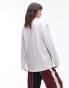 Фото #4 товара Topshop graphic long sleeve 1980 sporty skater tee in white