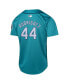 Фото #3 товара Nike Big Boys and Girls Julio Rodríguez Aqua Seattle Mariners Alternate Limited Player Jersey