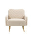 Фото #5 товара Velvet Chair, Accent Chair/ Living Room Leisure Chair With Metal Feet
